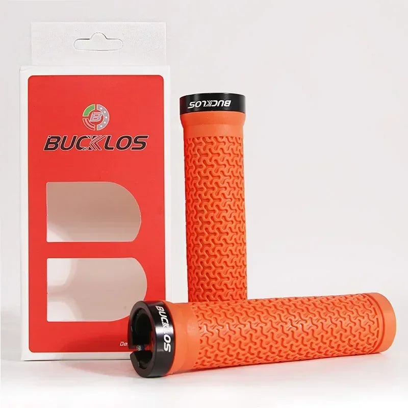 Bicycle Grips Integrated Rubber Anti-Slip Mtb Handlebar Cover Lock on Mountain Bike Handle Bar Cuffs BMX Cycling Parts
