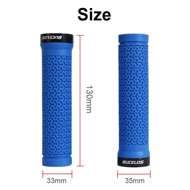 Bicycle Grips Integrated Rubber Anti-Slip Mtb Handlebar Cover Lock on Mountain Bike Handle Bar Cuffs BMX Cycling Parts