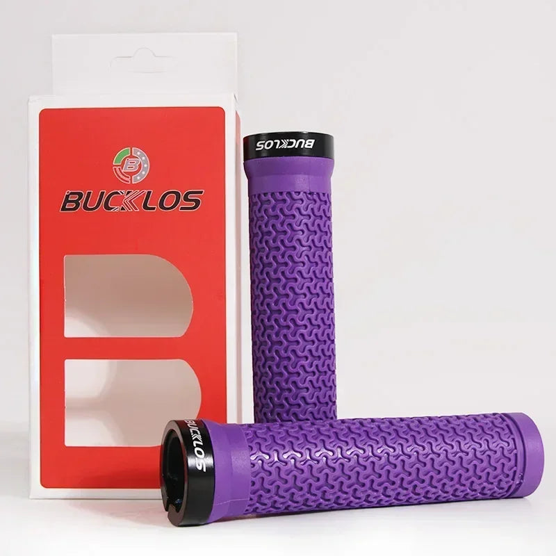 Bicycle Grips Integrated Rubber Anti-Slip Mtb Handlebar Cover Lock on Mountain Bike Handle Bar Cuffs BMX Cycling Parts