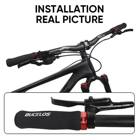 Bicycle Grips Integrated Rubber Anti-Slip Mtb Handlebar Cover Lock on Mountain Bike Handle Bar Cuffs BMX Cycling Parts