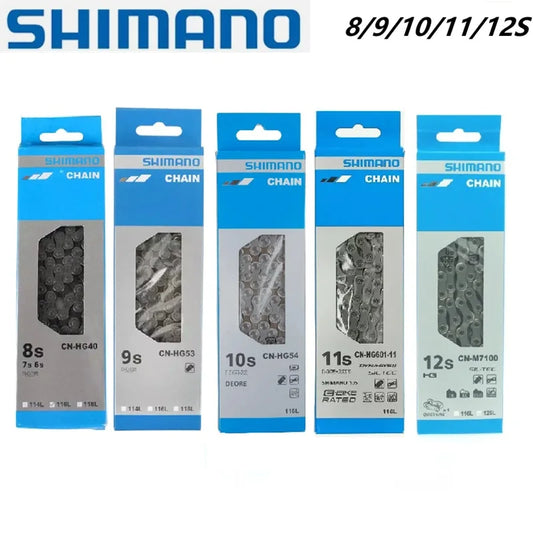 Bike Chians 6/7/8/9/10/11/12 Speed Chain 116L 118 126 Link for ROAD Bicycle Bike Original MTB Chain with Magic Link